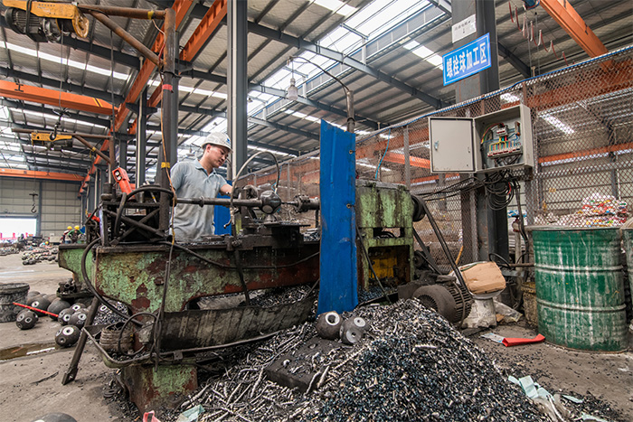 樟树网架配件车间